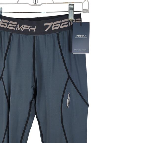 762MPH Men's Quick Cool Dry Running Long Pants Tights Leggings M NWT - Picture 2 of 5